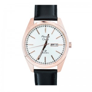Alexandre Christie AC 1025 Rosegold White Man MELRGSL